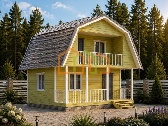 Каркасный дом 6х6