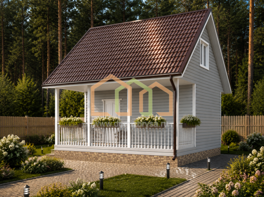 Каркасный дом 6х6